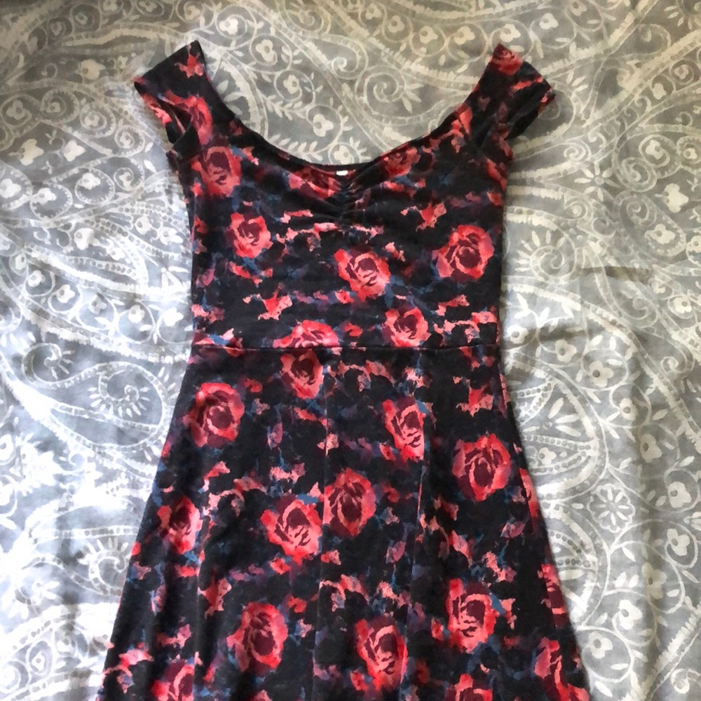 Floral A-line Dress
